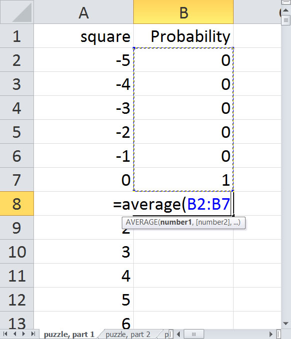 Spreadsheet - Step 3