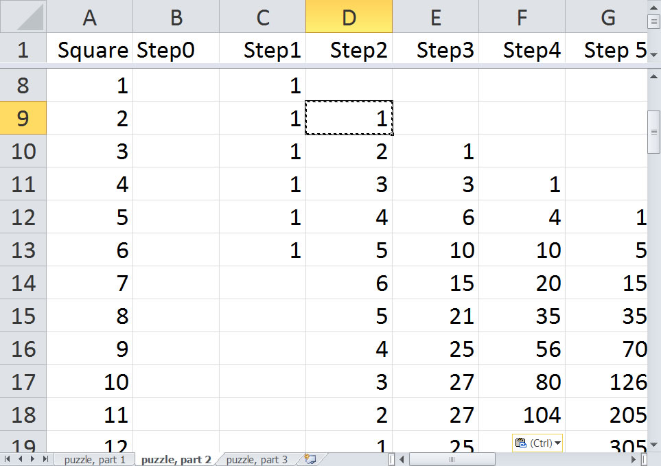 Spreadsheet - Step 9