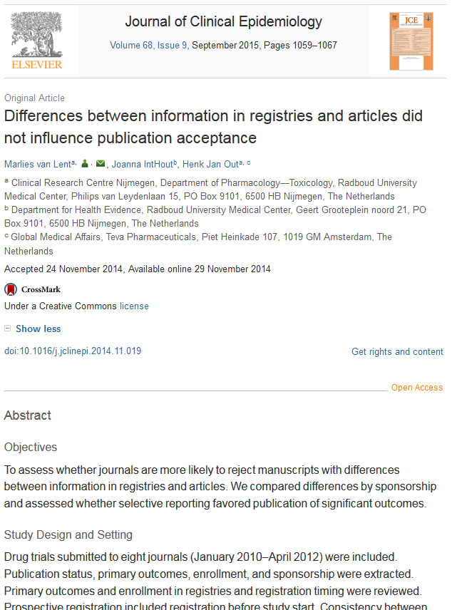 Figure 1. First page of research article