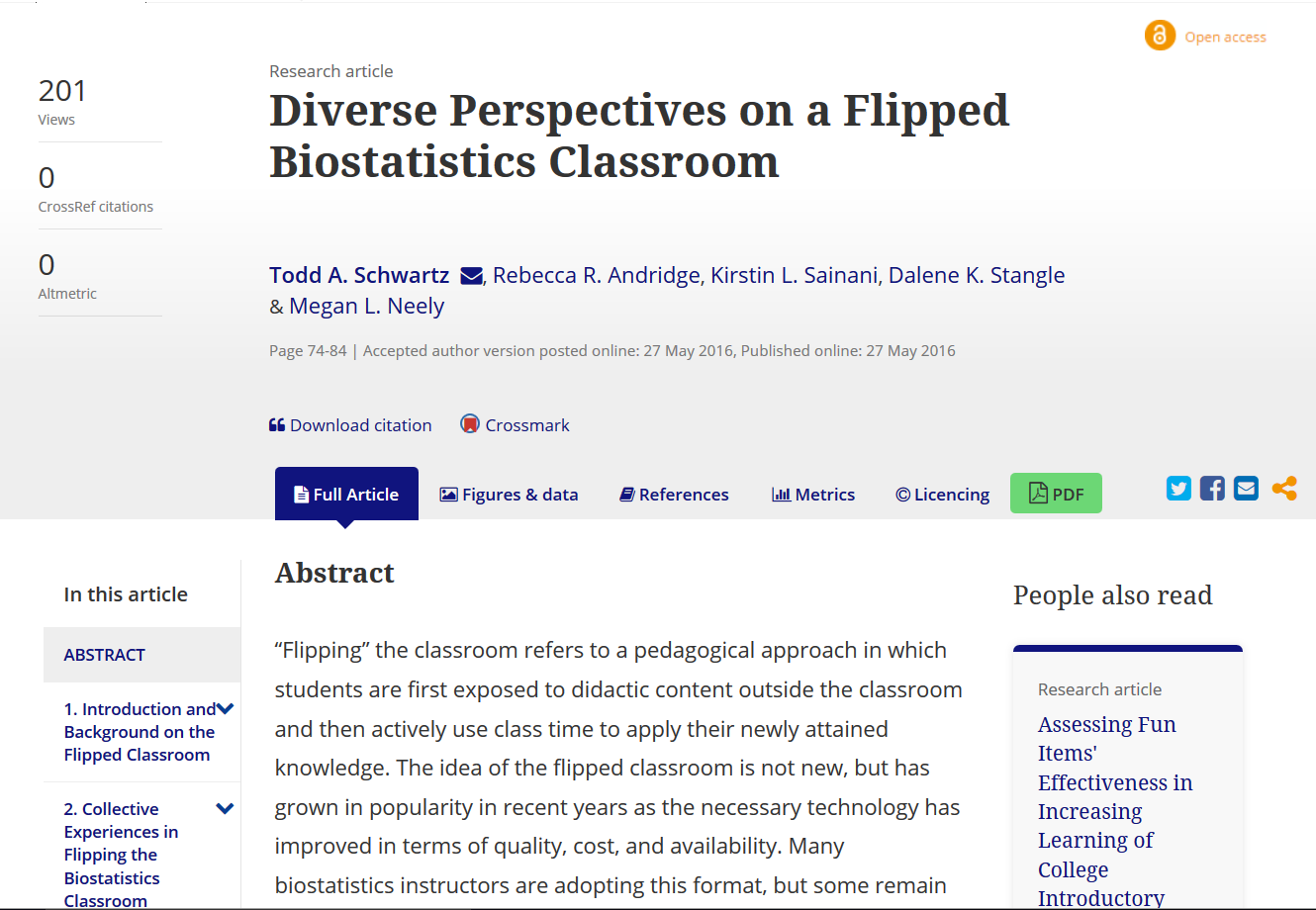 Figure 1. Excerpt from research article