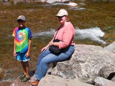 Picture of Cathy and Nick by Gore Creek