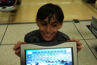 Nick at bowling