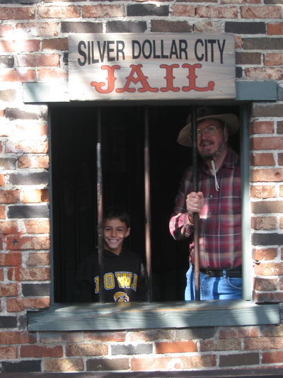 Nicholas and Steve at Silver Dollar City