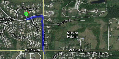 Map of December 26, 2011 run